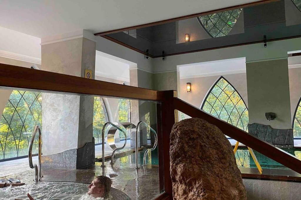 Viking Valley Suite: Garden Terrace, Garage & Wellness Access Apartment *